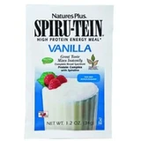 Natures Plus Спіруліна ванільна, 34 г, конверти, Natures Plus Spiru-Tein Vanilla, 34 г