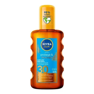 NIVEA Сонцезахисна олія для засмаги NIVEA Sun SPF30 Protect & Tan Активуючий сонцезахисний крем, 200 мл