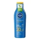 NIVEA Захист і зволоження від сонця SPF20 Зволожуюче молочко для засмаги, 200 мл