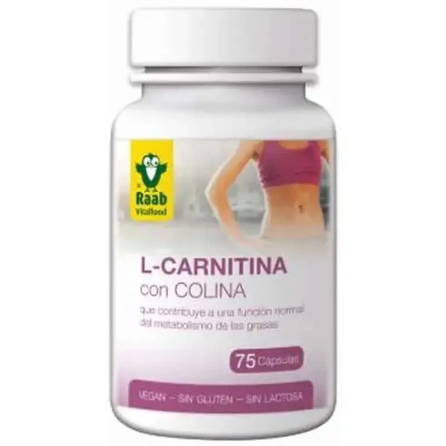 Raab Vitalfood L-Carnitine With Choline 75Cap Sg Vegan: цены и характеристики