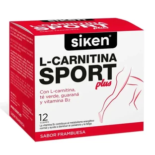 Siken L-Carnitine Sport Plus зі смаком малини 12 конвертів