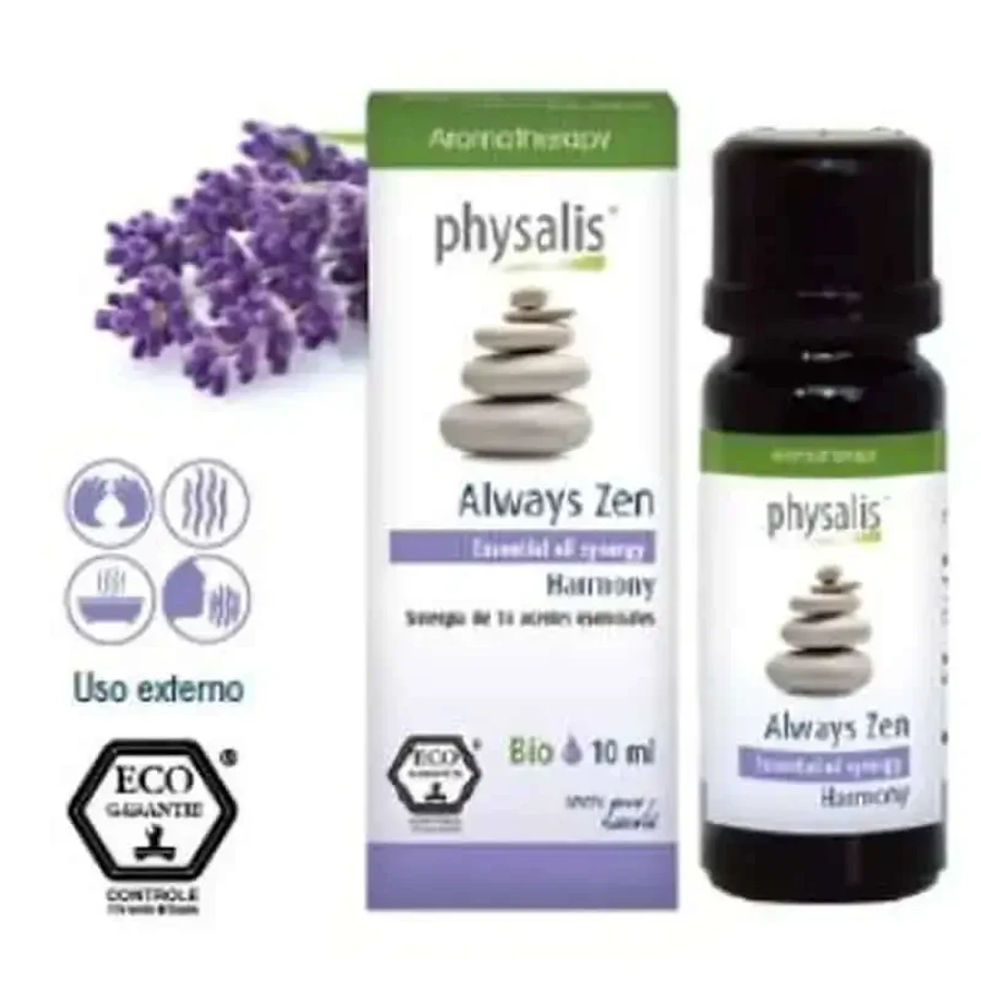 Эфирное масло Physalis Always Zen Synergy 10 мл. Bio: цены и характеристики