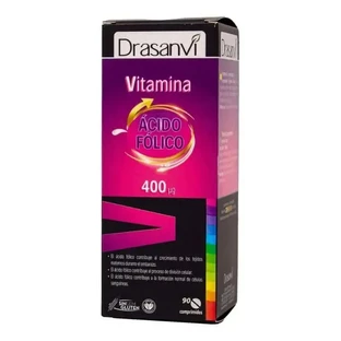 Drasanvi Вітамін B9 400 мкг Фолієва кислота, 90 таблеток