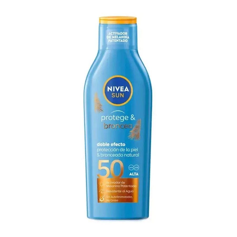 NIVEA Sun SPF50 Protect & Tan Активирующее молочко для загара, 200 мл: цены и характеристики
