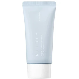 Сонцезахисний крем для обличчя Needly Vegan Mild Moisture Sun SPF 50+ PA++++ з рослинним скваланом, зволожувальний, 50 мл