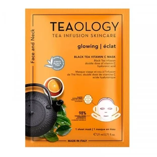 Маска з вітаміном С з чорного чаю Teaology, 21 мл