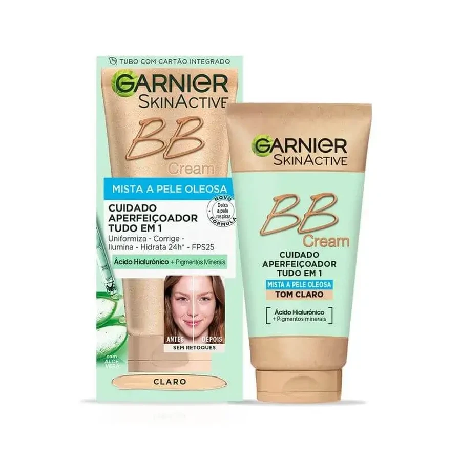 Garnier Skinactive Матуючий крем для комбінованої та жирної шкіри обличчя світлого відтінку. Зволожуючий крем "Все в одному" з колірним фільтром Spf 25, 50 мл: ціни та характеристики