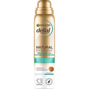 Garnier Delial Натуральний бронзатор-самозагар для обличчя з олією абрикосових кісточок для природної та рівномірної засмаги, 75 мл
