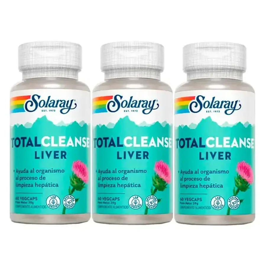 Solaray Total Cleanse Liver Pack 3 x 60 капсул: ціни та характеристики