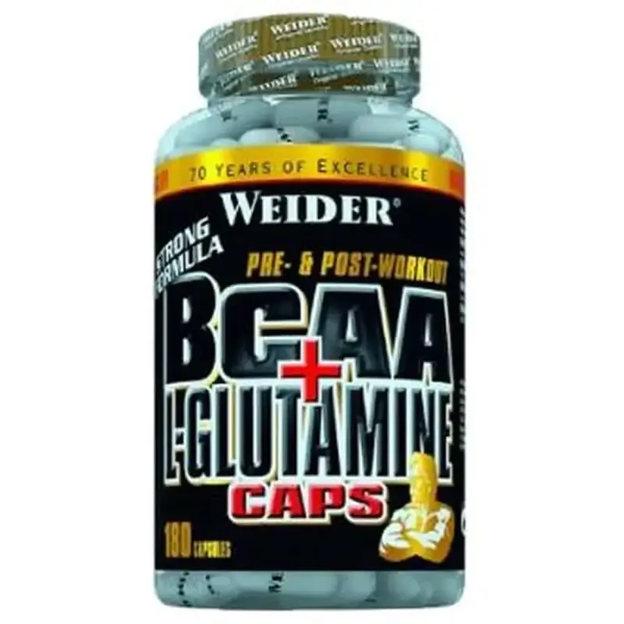Weider Weider Bcaa + L-Glutamine 180Cap: ціни та характеристики