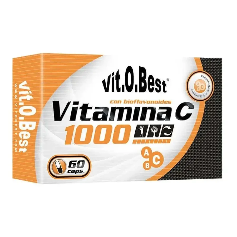 Vit.O.Best Витамин C 1000 + биофлавоноиды, 60 капсул: цены и характеристики