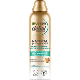 Garnier Delial Натуральний бронзатор-самозагар для тіла з олією абрикосових кісточок для природної засмаги, 150 мл