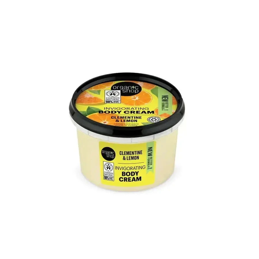 Підбадьорливий крем для тіла Organic Shop Clementine & Lemon, 250 мл: ціни та характеристики