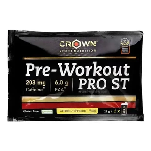 Crown Sport Nutrition Pre Workout Pro St Citrus Single Dose , 24 x 15 г