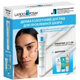 Набір La Roche-Posay Effaclar Duo 2026 Дерматологічний догляд для проблемної шкіри: Гель-крем потрійної дії, 40 мл + подарунки, 3 шт.