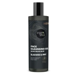 Organic Shop Organic Shop Очищающий гель для угревой кожи с корой дуба и перечной мятой, 200 мл