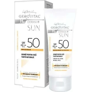 Gerovital H3 (Dr. Ana Aslan) Сонцезахисний крем Gerovital Spf50 Natural Tone 50мл