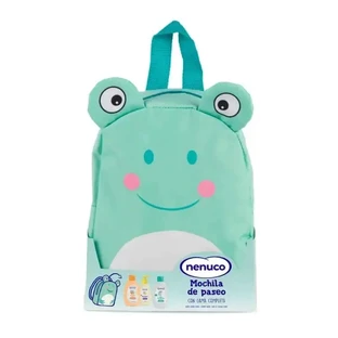 Nenuco Baby Pack Детская переноска Лягушка, с одеколоном, мылом и шампунем, 3х200 мл