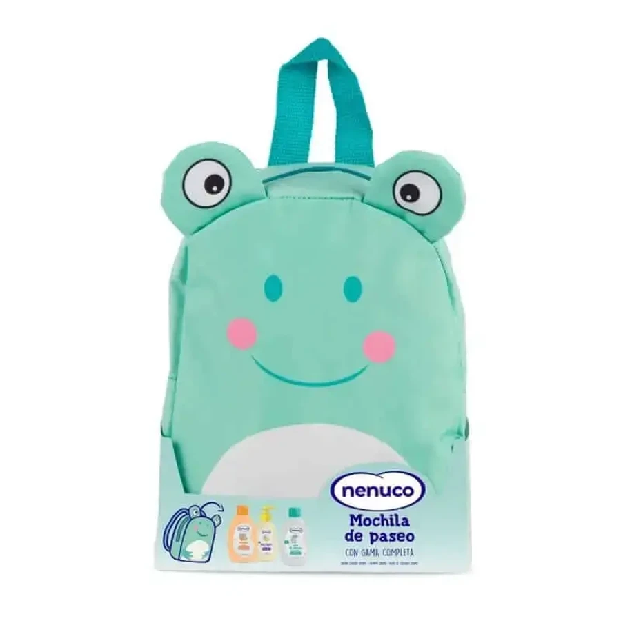 Nenuco Baby Pack Детская переноска Лягушка, с одеколоном, мылом и шампунем, 3х200 мл: цены и характеристики