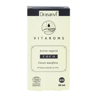 Drasanvi Vitaroms Кокосова рослинна олія Bio Ecocert, 50 мл