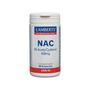 Lamberts Nac (N-ацетил цистеїн) 600 мг, 60 таблеток