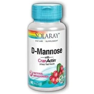 Solaray D-маноза/кранактин 60 капсул