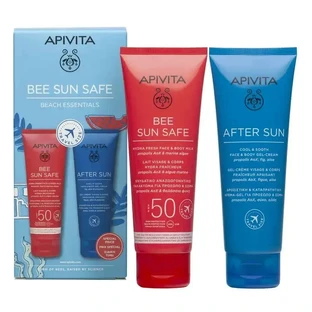 Apivita Beach Essentials Hydra Fresh Milk Spf50 + гель-крем після засмаги