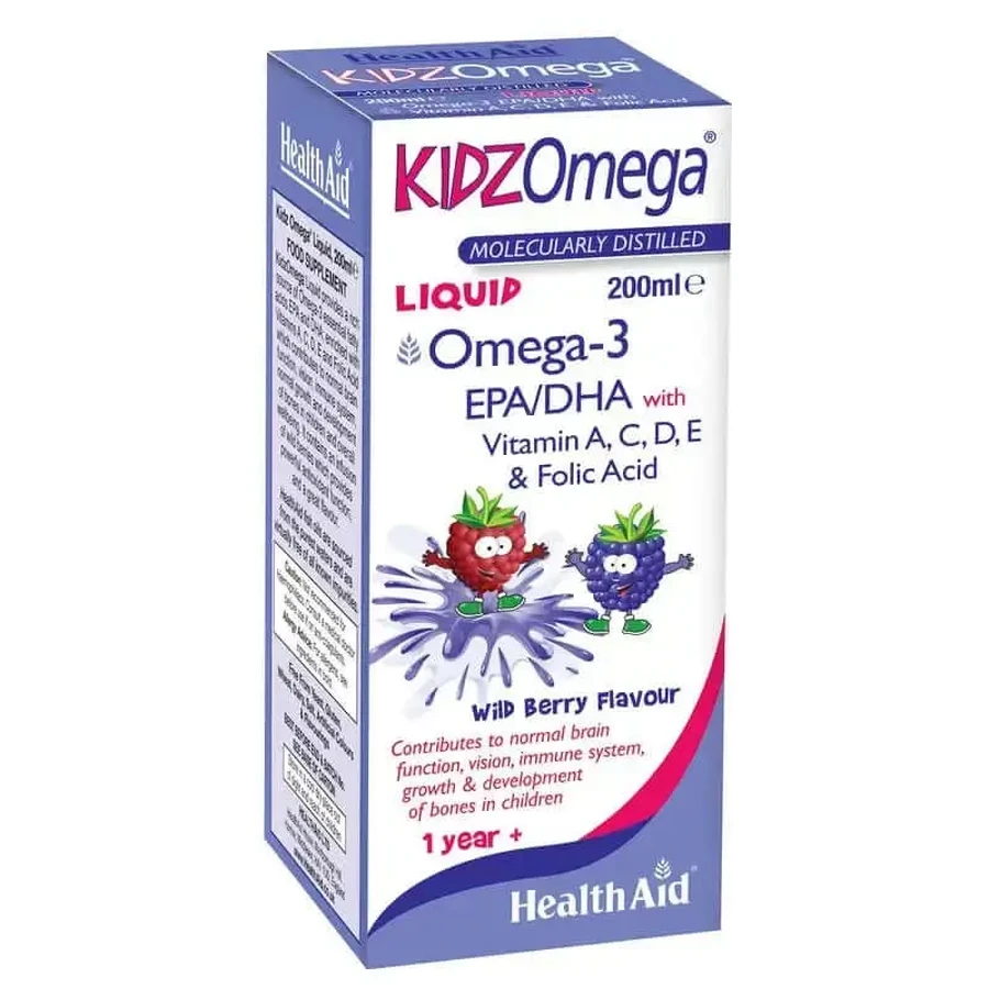 Health Aid Kidz Омега Рідина 200мл: ціни та характеристики