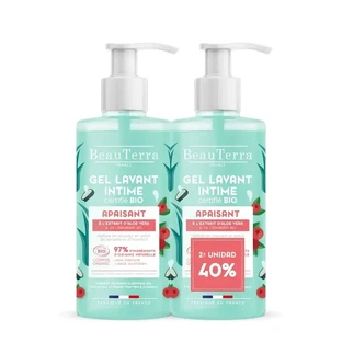 Заспокійливий гель для інтимної гігієни Beauterra Body Hygiene Duo Pack Заспокійливий гель для інтимної гігієни Bio 500 мл 2 шт 40%.