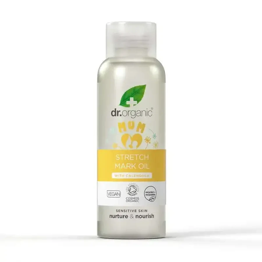 Dr.Organic Олія від розтяжок для мам і малюків, зміцнююча, розгладжуюча, живильна, 100 мл: ціни та характеристики