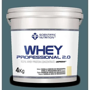 Scientiffic Nutrition Whey Professional 2.0 Vanilla Macadam Nuts, 4000 грамм