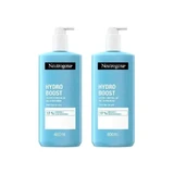 Neutrogena Hydro Boost Ultralight Gel Body Moisturiser, 2X400 Ml