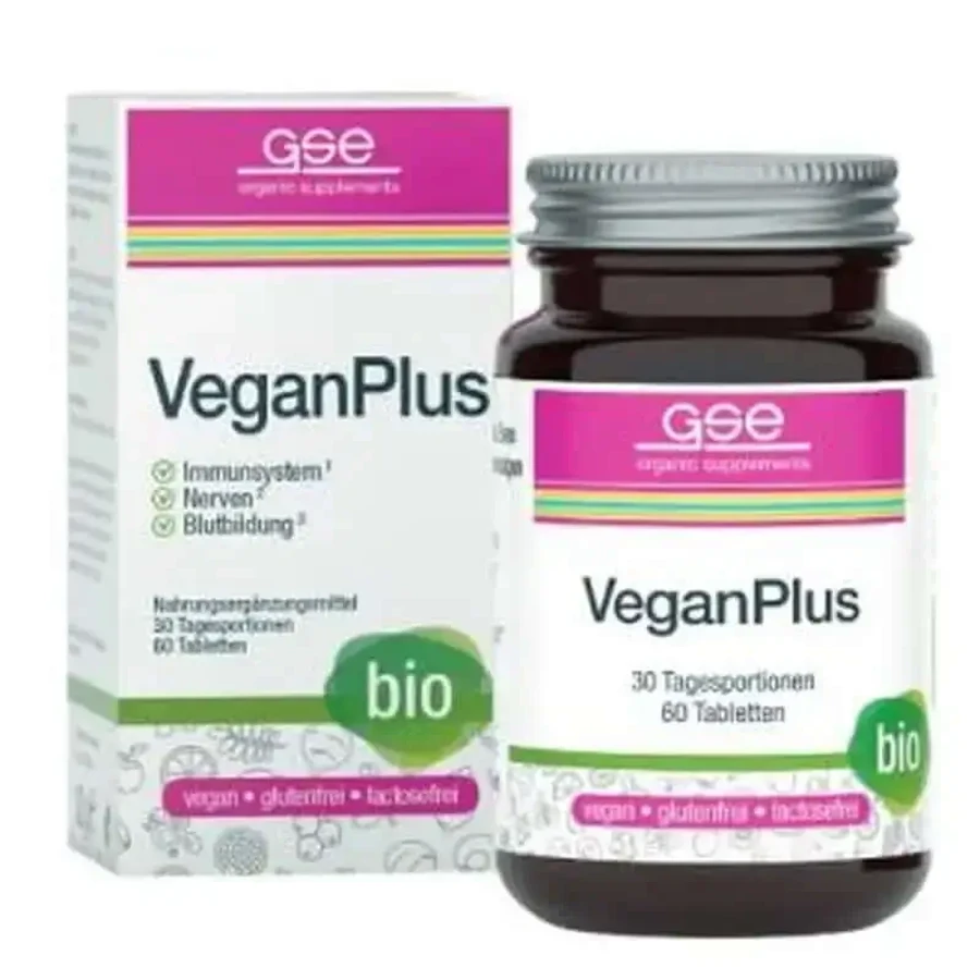 Gse Veganplus 60 біо-веганські таблетки: ціни та характеристики