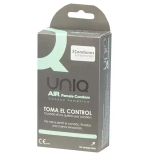 Жіночі безлатексні презервативи Uniq Air, 3 шт.