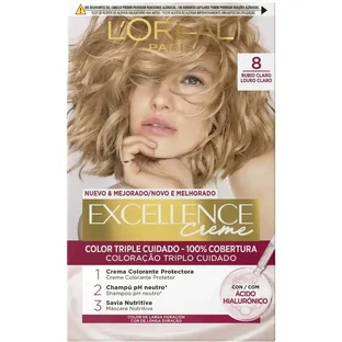 L'Oréal Paris Excellence Creme Permanent Hair Color - Оттенок 8 Светлый блондин