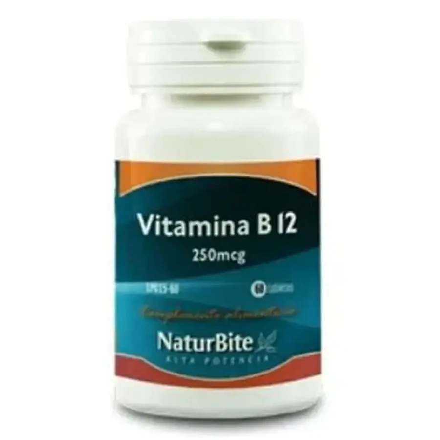 Naturbite Вітамін В12 250мкг. 60 таблеток: ціни та характеристики