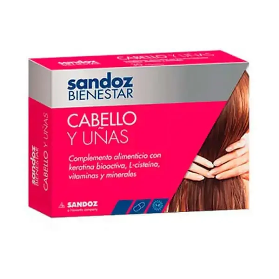 Sandoz Wellness Hair & Nails 90 капсул: цены и характеристики