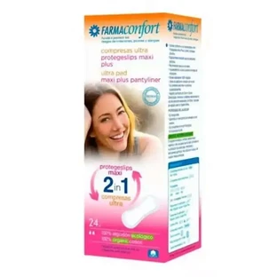 Farmaconfort 2 в 1: прокладки Maxi Plus / Ultra, 24 шт.