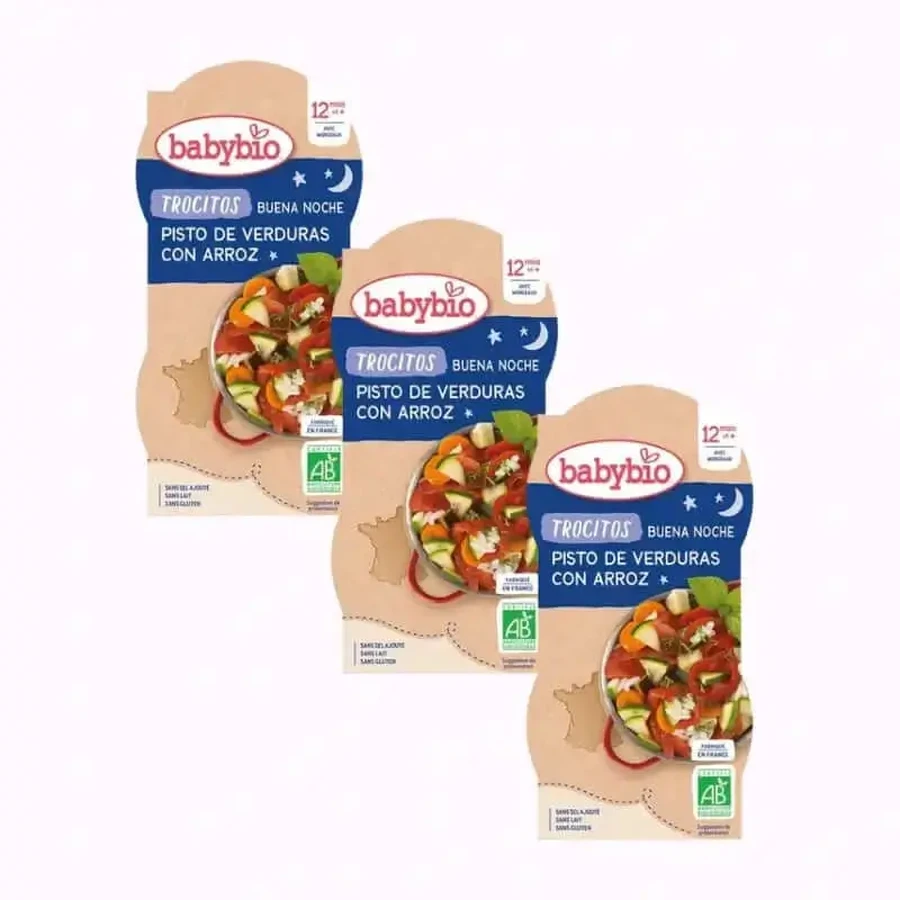 Babybio Good Night Морковь, томаты и кусочки поленты, упаковка 3 x 2X200 грамм: цены и характеристики