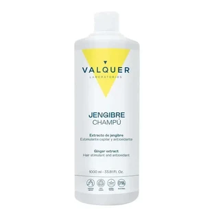 Valquer Ginger Сильний імбирний шампунь проти лупи, відновлюючий та зміцнюючий, 1 л