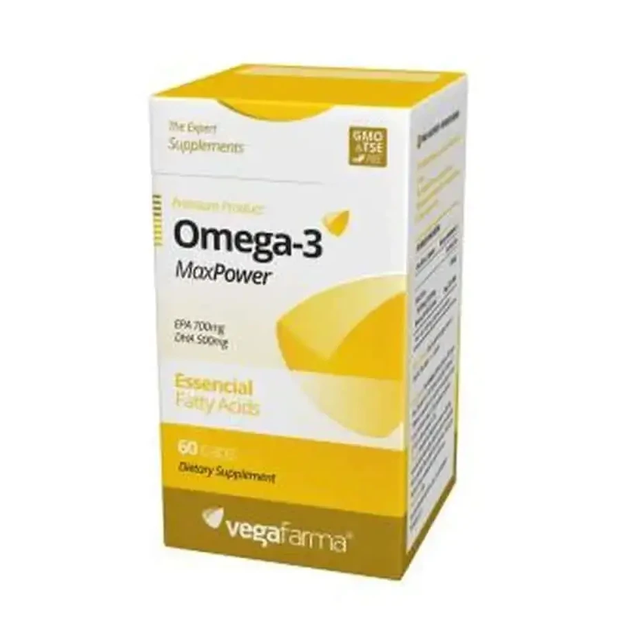Vegafarma Омега 3 Maxpower 60 капсул: цены и характеристики
