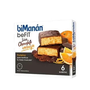 Шоколадно-апельсинові батончики biManan Befit 6 шт.