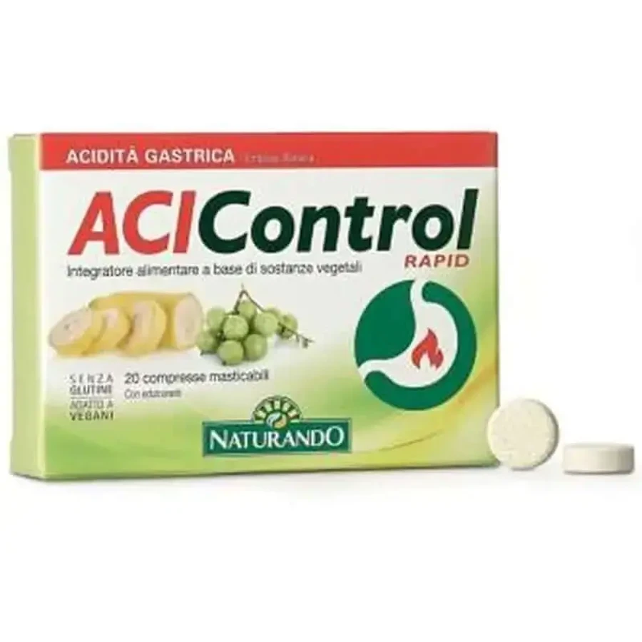 Naturando Acicontrol Rapid 20 таблеток: ціни та характеристики