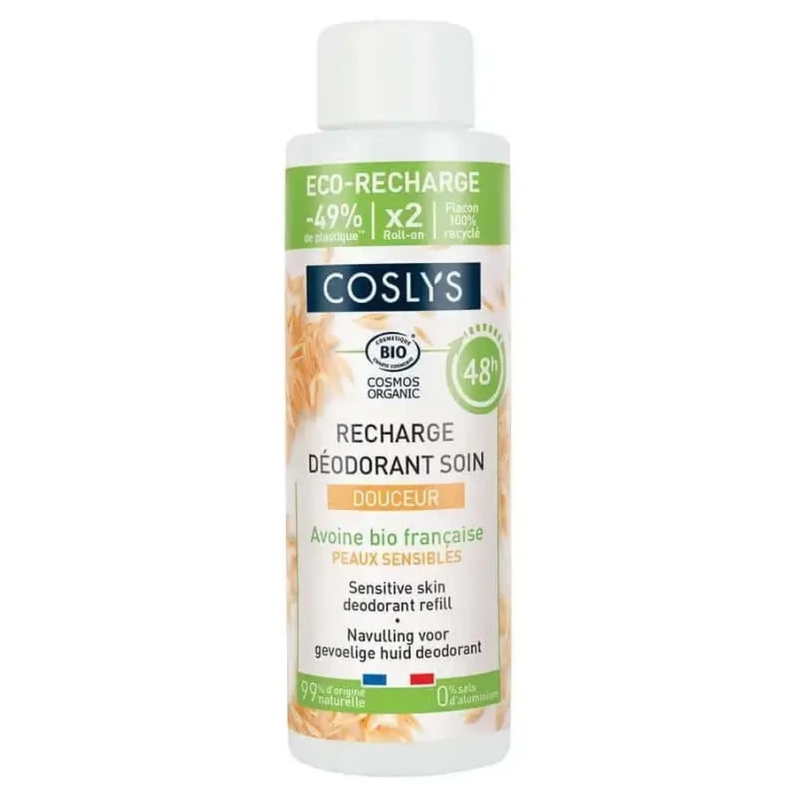 Coslys Gentle Care Дезодорант-поповнювач (вівсянка), 100 мл: ціни та характеристики