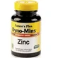 Natures Plus Dyno-Mins Zinc 15Mg, 60 таблеток
