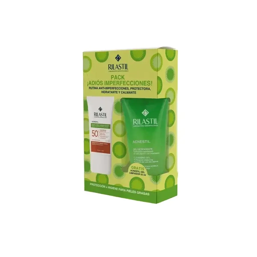 Rilastil Pack Acnestil SPF50+ 50 мл + Acnestil Gel 50 мл: ціни та характеристики