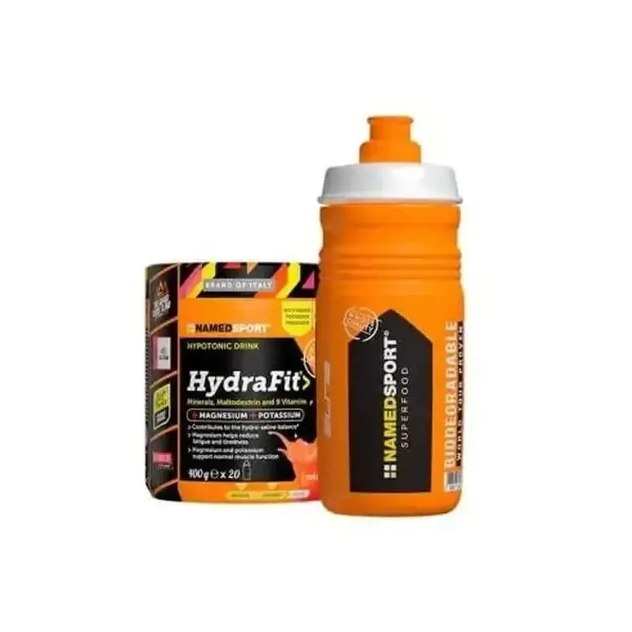 Названі спортивні вітаміни та мінерали Hydrafit + Sportbottle Hydra2Pro 2020, 1 банка 400 грамів: ціни та характеристики