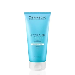 Dermedic Hydrain3 Hyaluronic Creamy Gel Cleanser, 200 мл