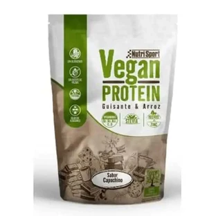 Nutrisport Веганский протеиновый пакетик капучино 468 гр