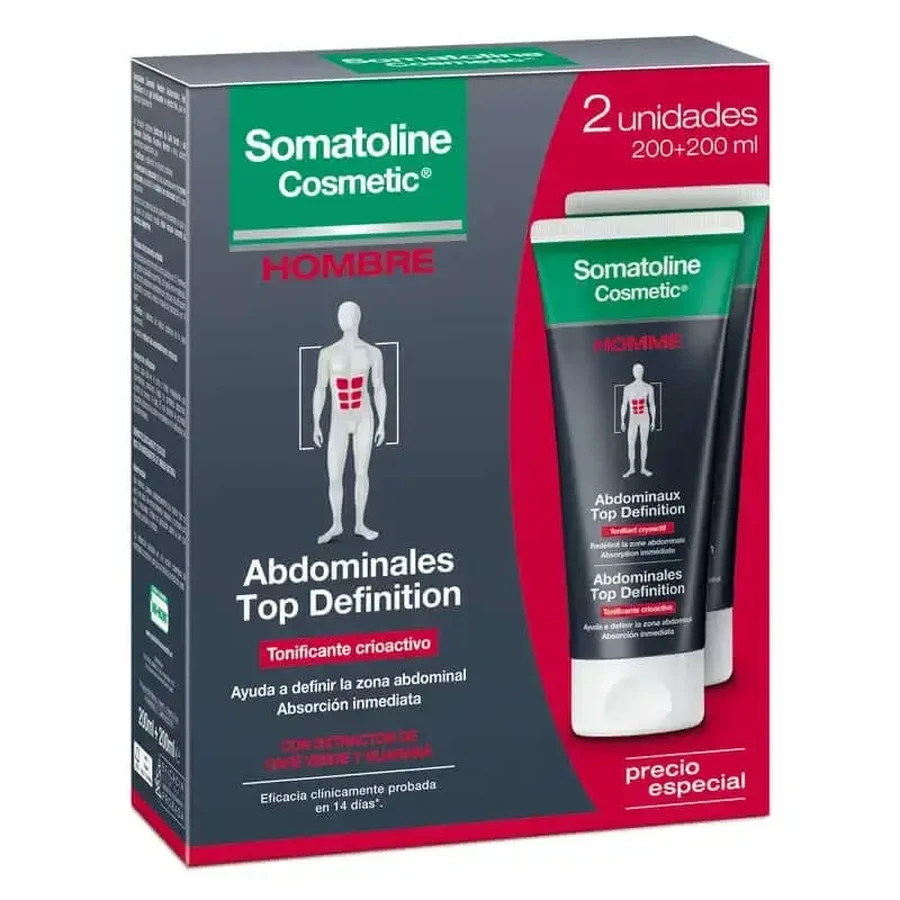 Somatoline Cosmetic Men's Abdominals Top Definition Sport 2 шт. x 200 мл: цены и характеристики
